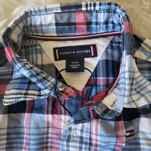 Tommy Hilfiger Babys Multicolor Plaid Shirt